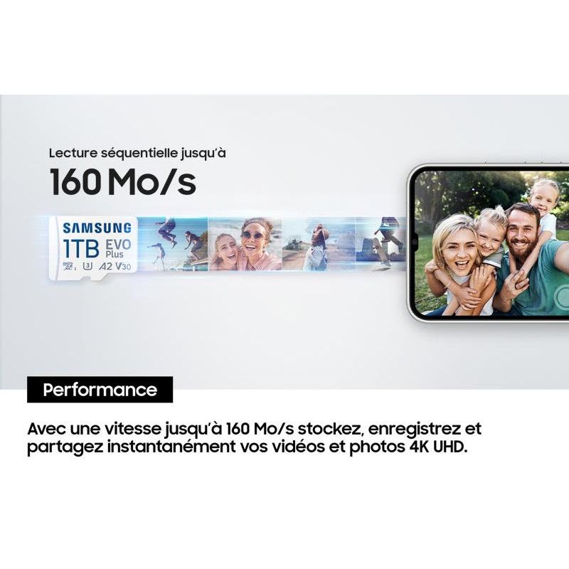 Samsung Carte MicroSD EVO Plus (2024) 1 To · CARTE MEMOIRE · Informat Systems Strasbourg (image 7)