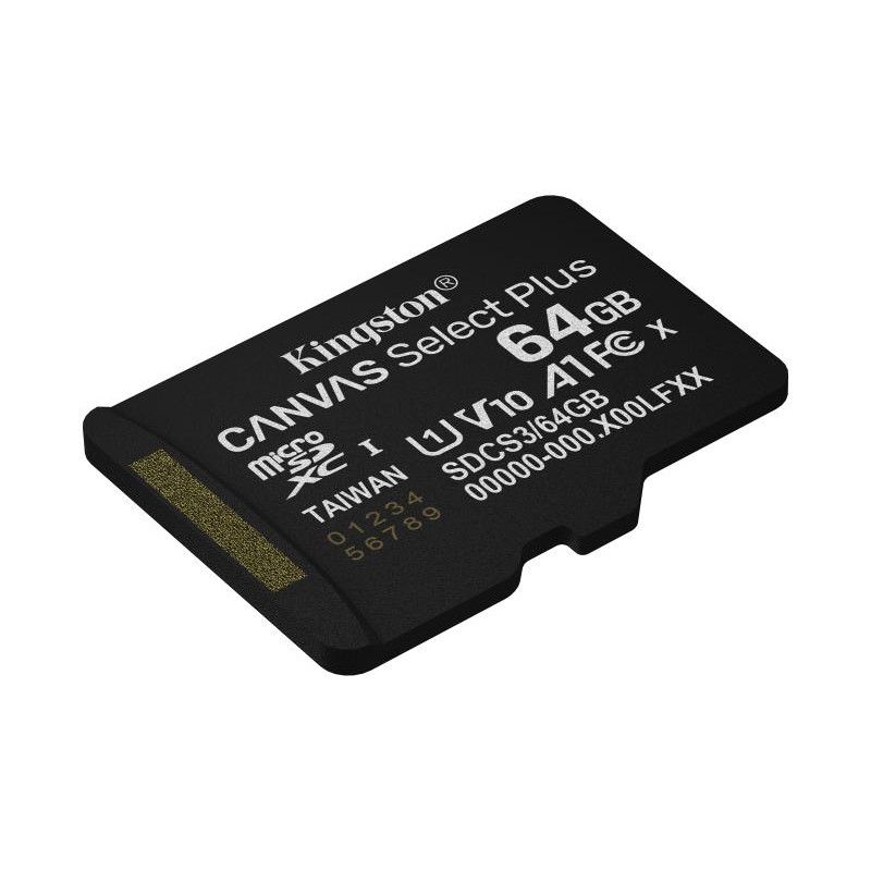 Kingston Technology 64GB microSDXC Canvas Select Plus Gen3 100MB/s A1 (Adaptateur SD inclus) · CARTE MEMOIRE · Informat Sy... (image 4)