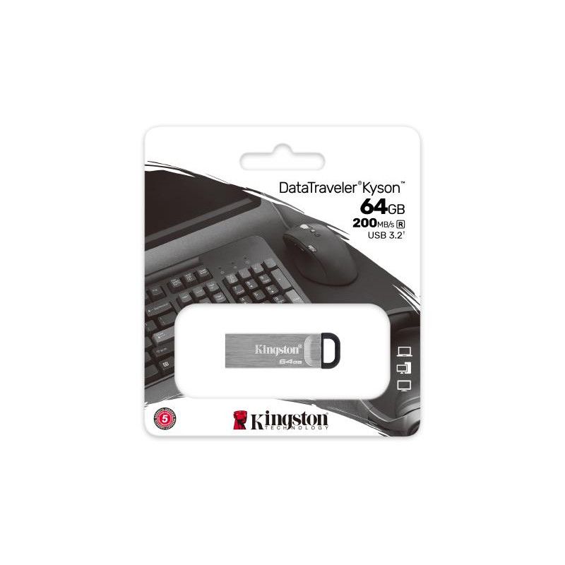 KINGSTON 64G USB 3.2 Gen 1 *DTKN/64GB · Clé USB · Informat Systems Strasbourg (image 4)