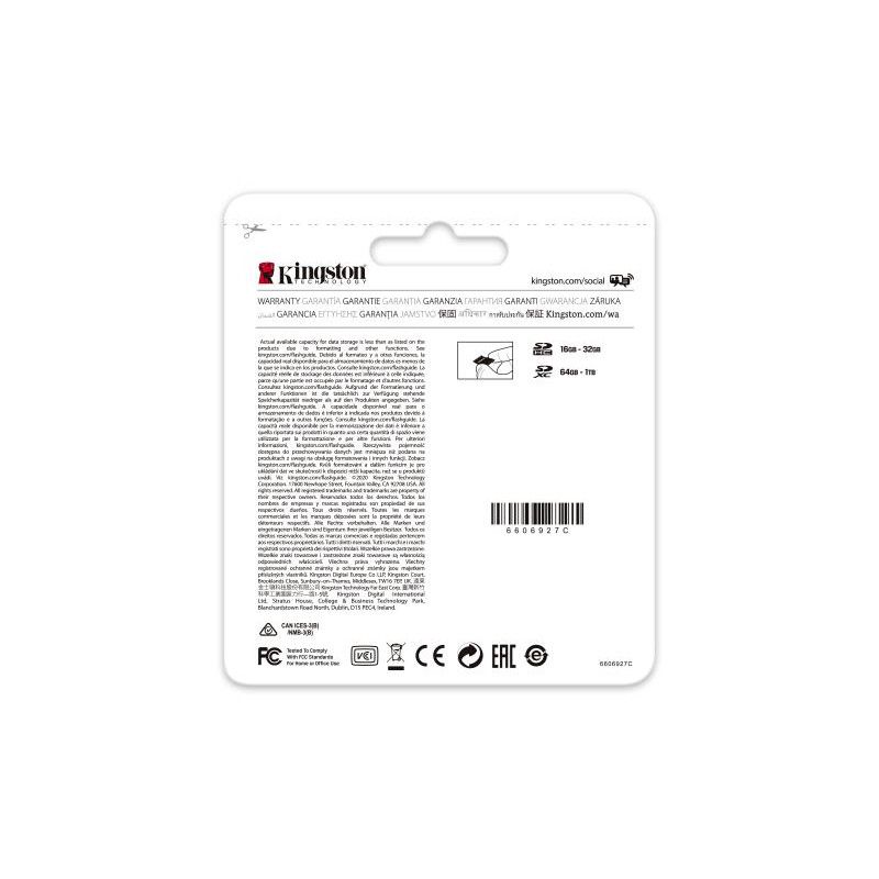 KINGSTON Carte Micro SDHC Canvas Select Plus 128G *SDCG3/128GB · CARTE MEMOIRE · Informat Systems Strasbourg (image 6)