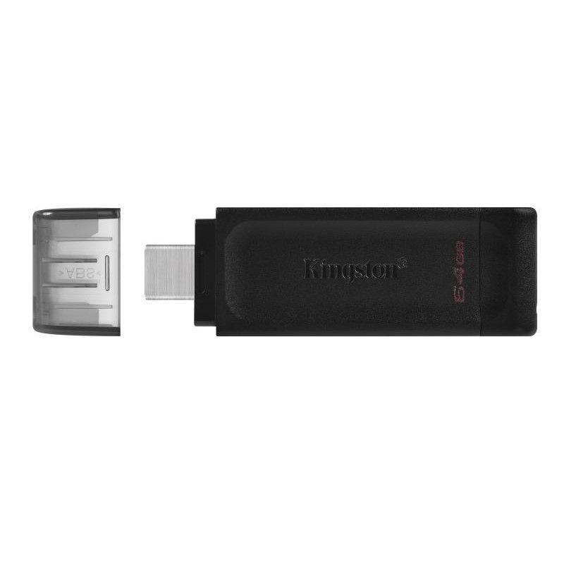 KINGSTON 64GB USB-C 3.2 Gen 1 DataTraveler 70 *DT70/64GB · Clé USB · Informat Systems Strasbourg (image 3)