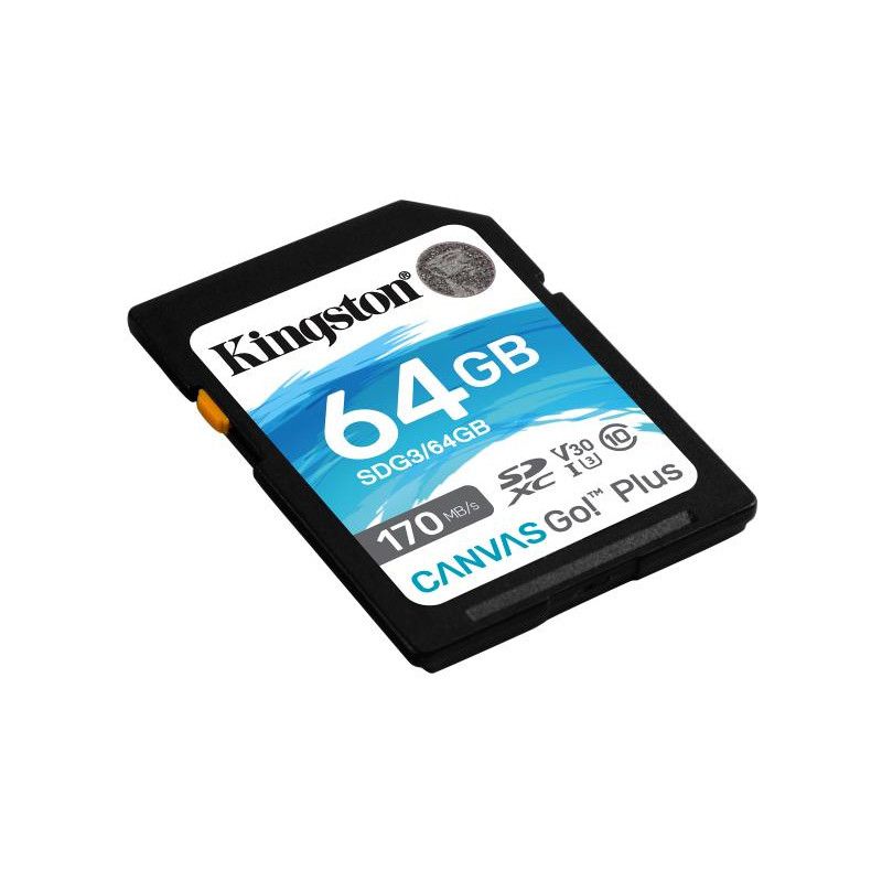 KINGSTON 64GB SDXC Canvas Go Plus *SDG3/64GB · CARTE MEMOIRE · Informat Systems Strasbourg (image 2)