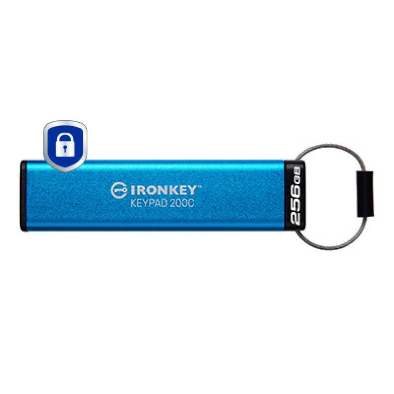 Kingston Technology IronKey Keypad 200C USB-C de 256 Go, FIPS 140-3 niveau 3 AES-256 · Clé USB · Informat Systems Strasbourg