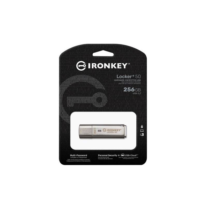 Kingston Technology IronKey 256 Go Locker Plus 50 AES Encryption · Clé USB · Informat Systems Strasbourg (image 3)