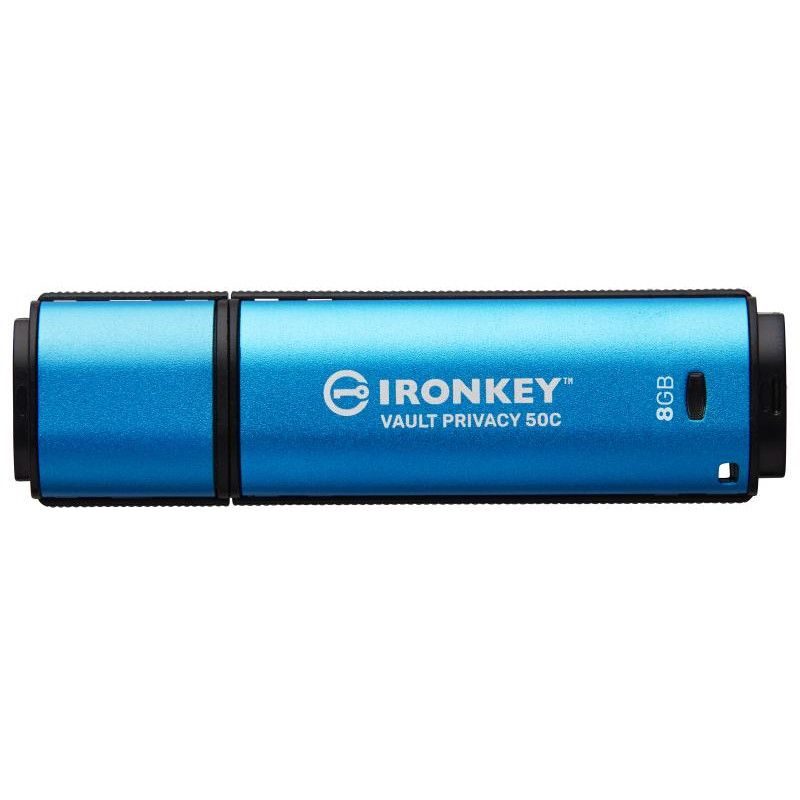 Kingston Technology IronKey 8Go USB-C Vault Privacy 50C chiffrée AES-256, FIPS 197 · Clé USB · Informat Systems Strasbourg