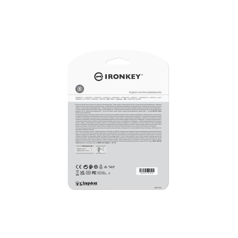 Kingston Technology IronKey 8Go USB-C Vault Privacy 50C chiffrée AES-256, FIPS 197 · Clé USB · Informat Systems Strasbourg (image 7)