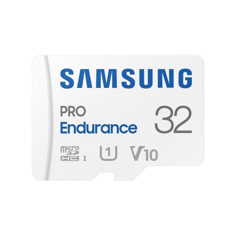 SAMSUNG PRO Endurance microSD 32G + Adapt. SD · CARTE MEMOIRE · Informat Systems Strasbourg