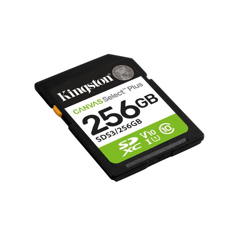 Kingston Technology 256 Go SDXC Canvas Select Plus Gen3 150 Mo/s C10 UHS-I U1 V10 · CARTE MEMOIRE · Informat Systems Stras...