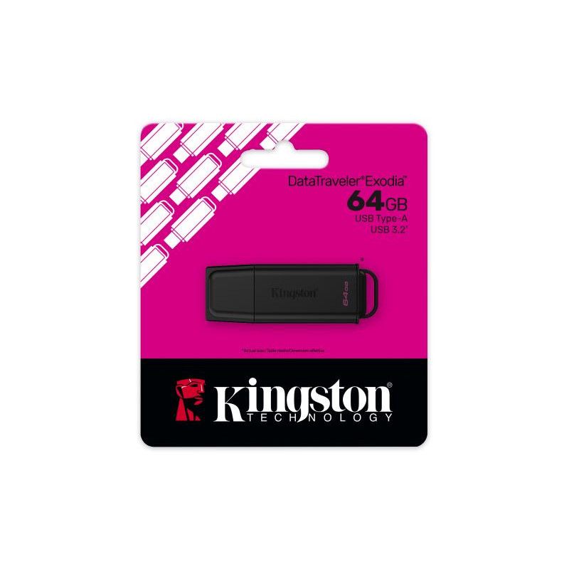 Kingston Technology DataTraveler 64Go Stockage portable USB 3.2 Gen 1 Exodia Noir · Clé USB · Informat Systems Strasbourg (image 5)