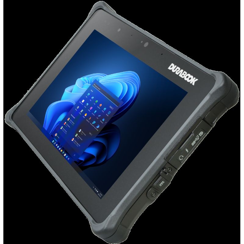 Durabook R8 Intel® Pentium® Gold 128 Go 20,3 cm (8") 8 Go Wi-Fi 6E (802.11ax) Windows 11 Pro Noir · Tablette · Informat Sy...