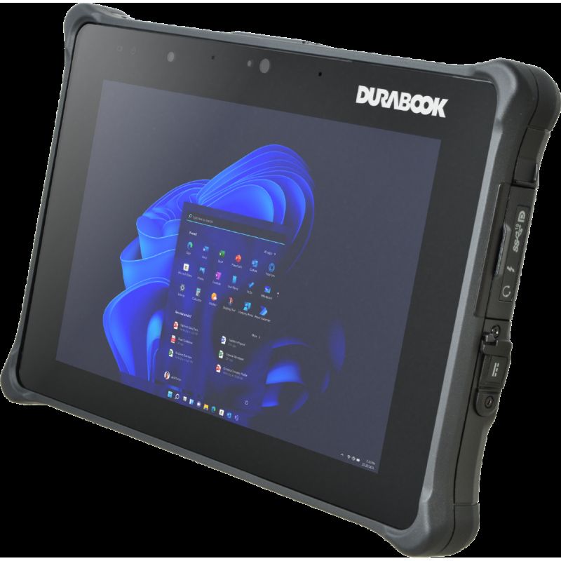Durabook R8 Intel® Core i5 128 Go 20,3 cm (8") 8 Go Wi-Fi 6E (802.11ax) Windows 11 Pro Noir · Tablette · Informat Systems ...