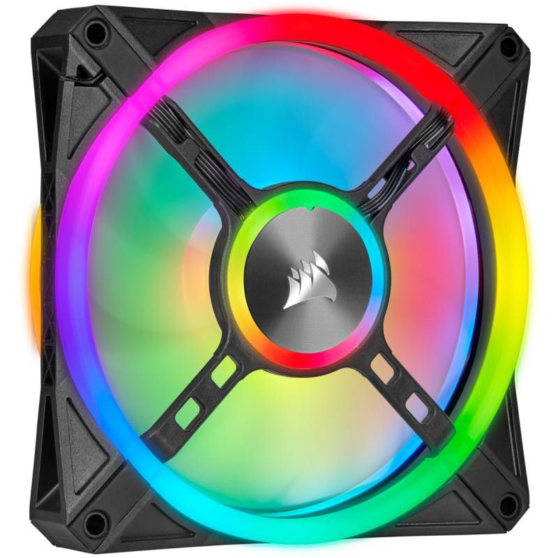 CORSAIR ICUE QL140 RGB Pack de 2 · Refroidissement PC · Informat Systems Strasbourg (image 2)
