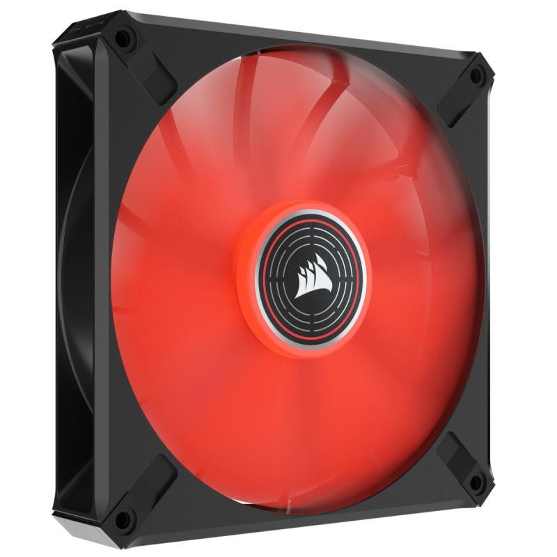 CORSAIR ML140 LED ELITE 140mm Magnetic Levitation Rouge SINGLE PACK · Refroidissement PC · Informat Systems Strasbourg