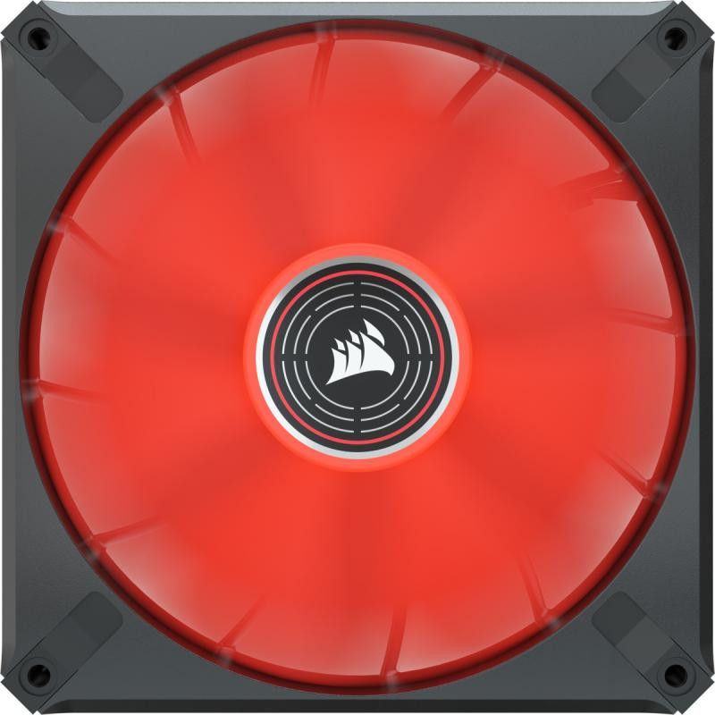 CORSAIR ML140 LED ELITE 140mm Magnetic Levitation Rouge SINGLE PACK · Refroidissement PC · Informat Systems Strasbourg (image 4)