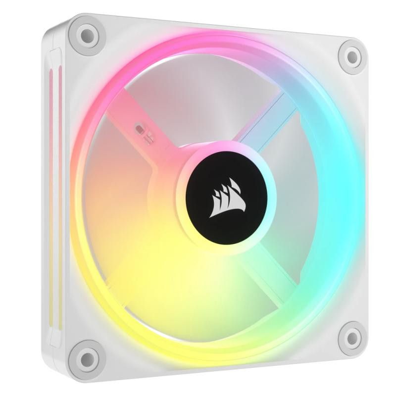 Corsair iCUE LINK QX120 RGB Boitier PC Ventilateur 12 cm Blanc 3 pièce(s) · Refroidissement PC · Informat Systems Strasbourg