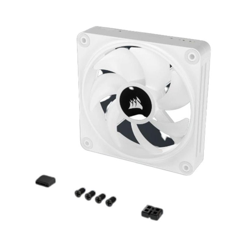 Corsair iCUE LINK QX120 RGB Boitier PC Ventilateur 12 cm Blanc 3 pièce(s) · Refroidissement PC · Informat Systems Strasbourg (image 6)