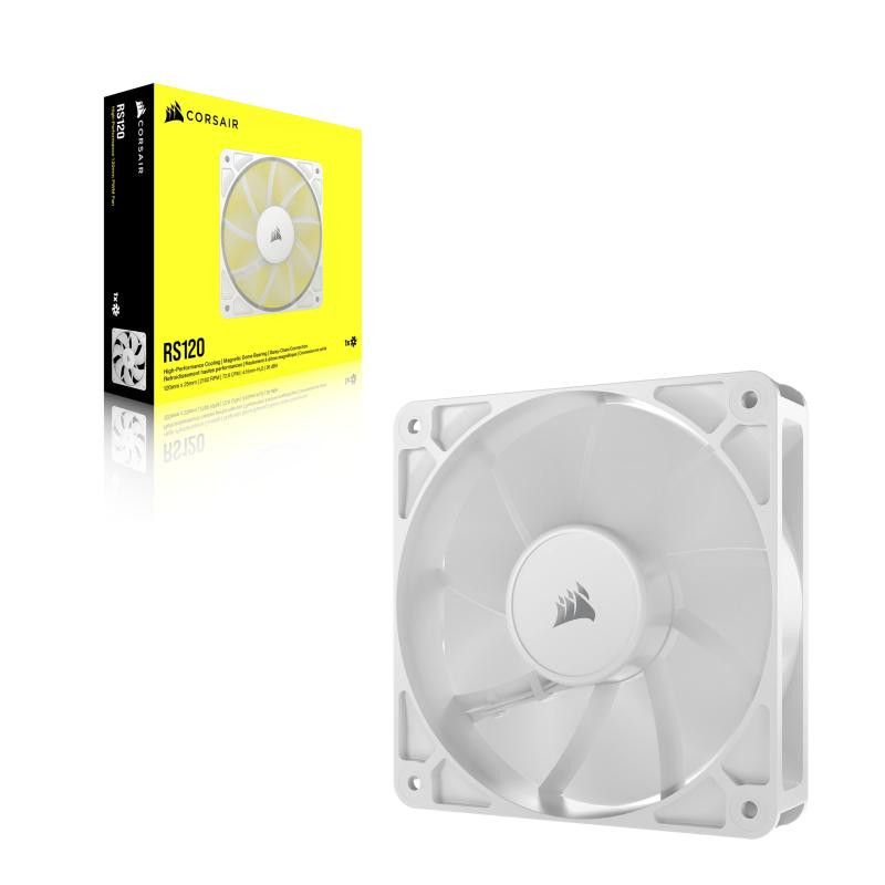 Corsair RS120 Boitier PC Ventilateur 12 cm Blanc 1 pièce(s) · Ventilateur Boitier · Informat Systems Strasbourg (image 6)