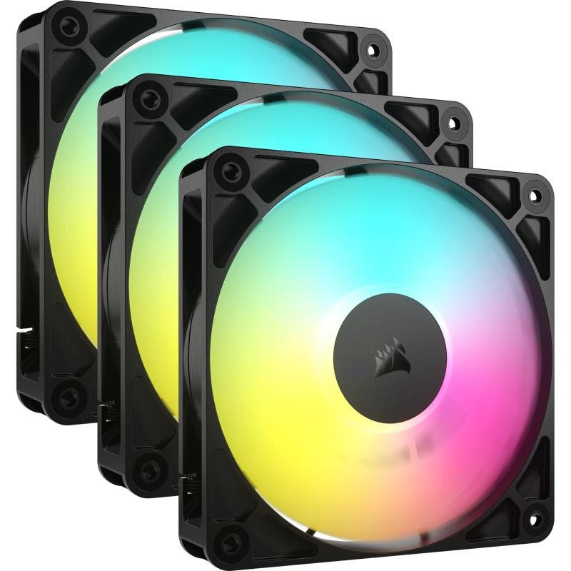 Corsair RS120 ARGB Boitier PC Ventilateur 12 cm Noir 3 pièce(s) · Ventilateur Boitier · Informat Systems Strasbourg