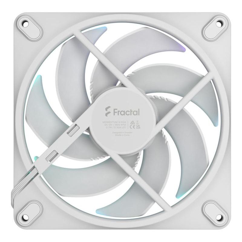 Fractal Design Momentum 14 RGB Boitier PC Ventilateur 14 cm Blanc 1 pièce(s) · Ventilateur Boitier · Informat Systems Stra... (image 5)