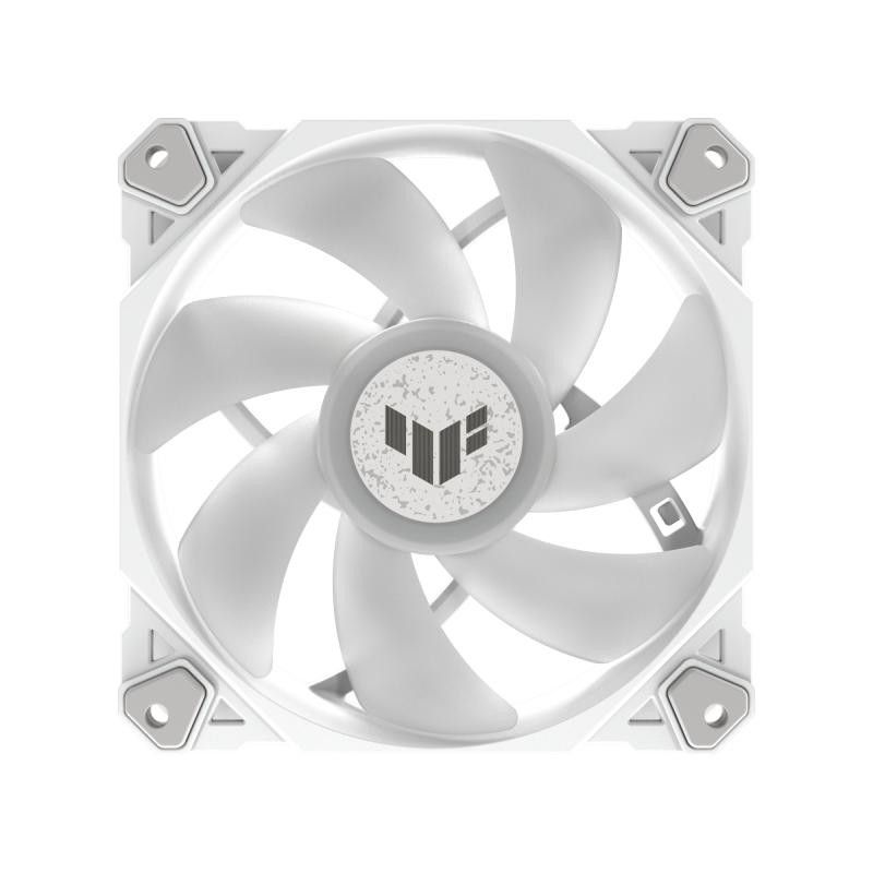 ASUS TUF GAMING TF120 ARGB WHITE EDITION Boitier PC Refroidisseur d'air 12 cm Blanc 1 pièce(s) · Ventilateur Boitier · Inf... (image 5)