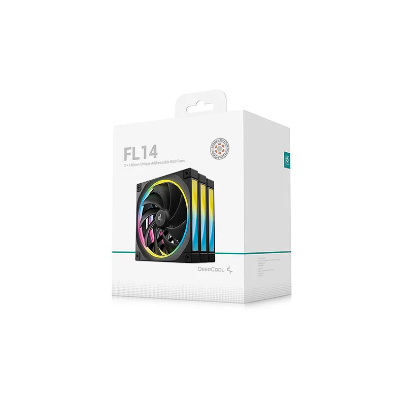 DeepCool FL14 Boitier PC Ventilateur 14 cm Noir 3 pièce(s) · Ventilateur Boitier · Informat Systems Strasbourg (image 6)