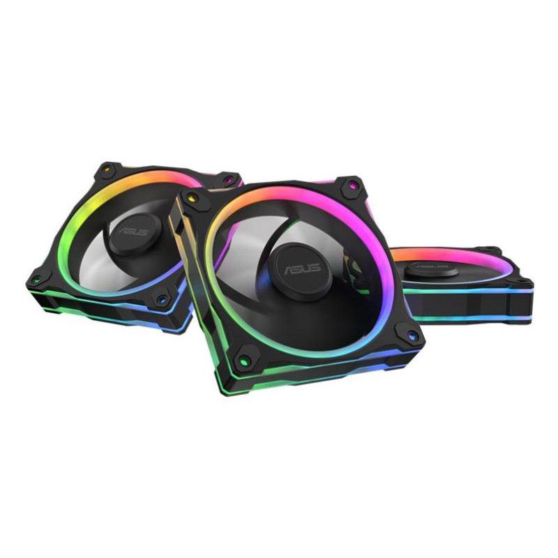ASUS Prime MR120 Fan ARGB Reverse Black 3in1 Boitier PC Ventilateur 12 cm Noir 3 pièce(s) · Ventilateur Boitier · Informat...