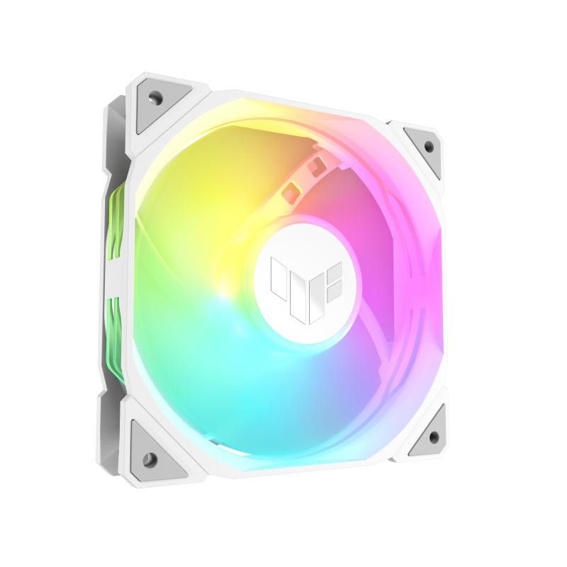 ASUS TUF GAMING TR120 ARGB 1-pack White Boitier PC Refroidisseur d'air 12 cm Blanc · Ventilateur Boitier · Informat System... (image 3)
