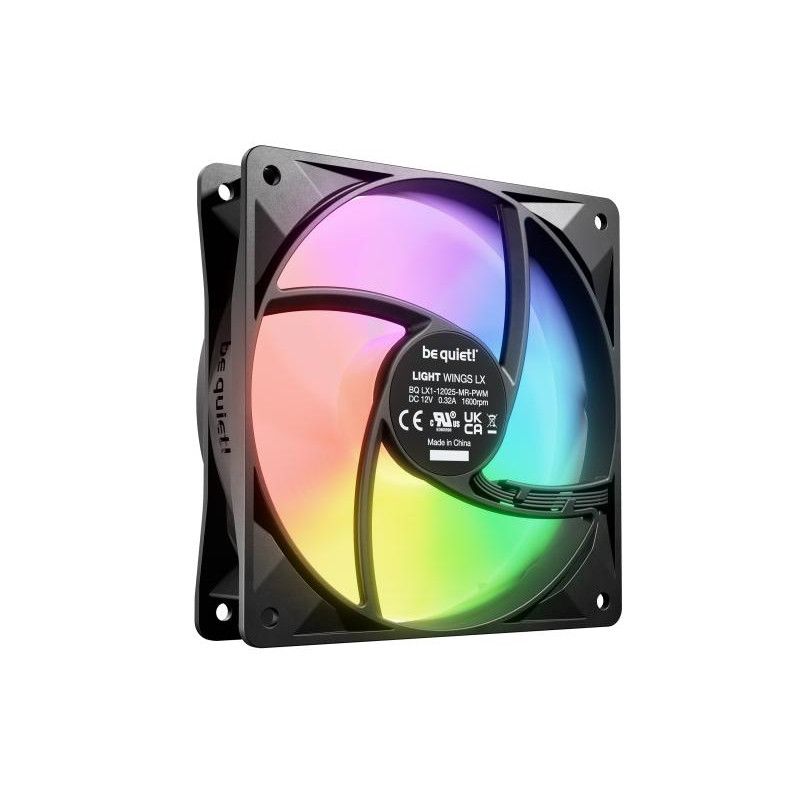 be quiet! Light Wings LX 120 mm PWM | Ventilateur PC ARGB, Pack de 3 · Ventilateur Boitier · Informat Systems Strasbourg (image 4)