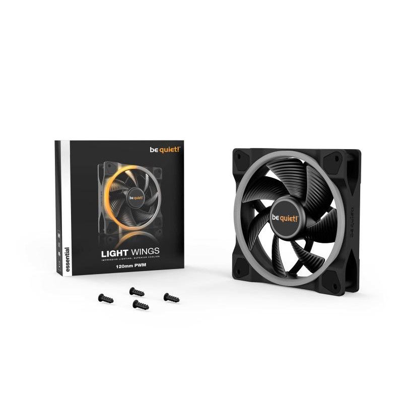 BE QUIET! LIGHT WINGS 120mm PWM · Ventilateur Boitier · Informat Systems Strasbourg (image 5)