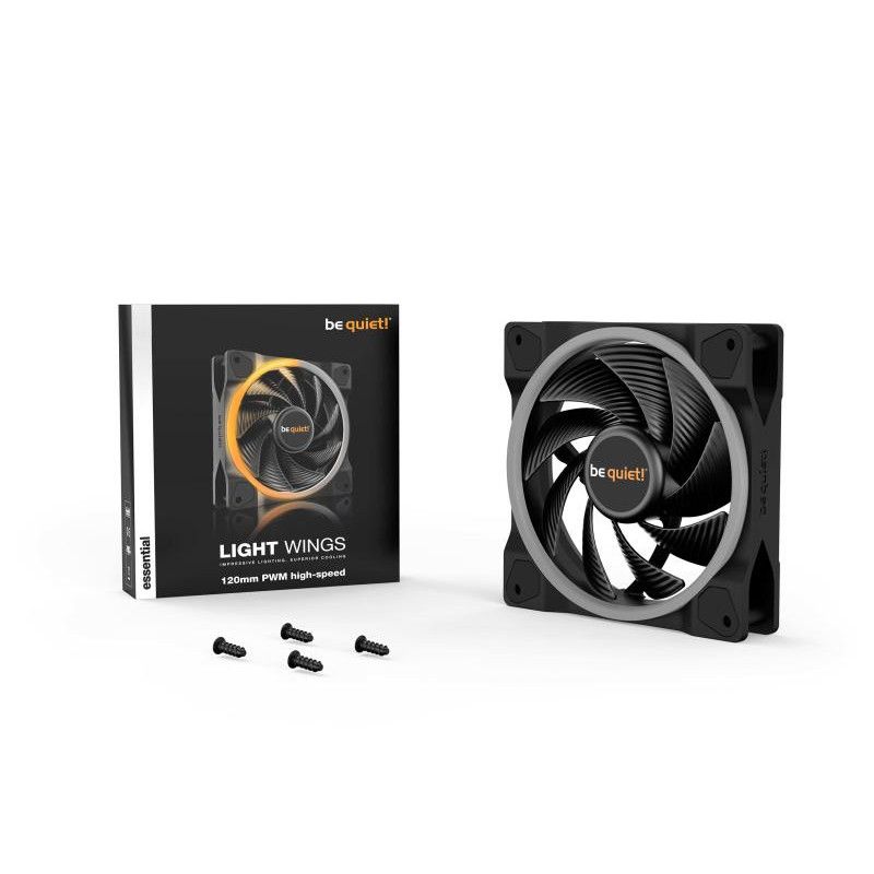BE QUIET! LIGHT WINGS 120mm PWM high-speed · Ventilateur Boitier · Informat Systems Strasbourg (image 5)