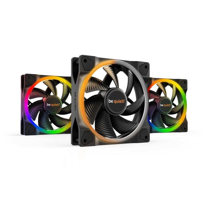 BE QUIET! LIGHT WINGS 120mm PWM Triple-Pack · Ventilateur Boitier · Informat Systems Strasbourg