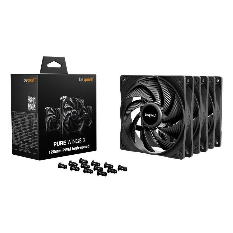 be quiet! Pure Wings 3 140 mm | Ventilateur PC silencieux high-speed | Pack de 3 · Ventilateur Boitier · Informat Systems ... (image 3)