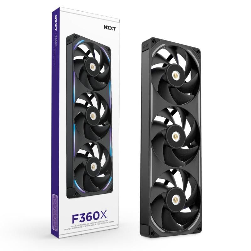 NZXT F360X Boitier PC Ventilateur 12 cm Noir 1 pièce(s) · Ventilateur Boitier · Informat Systems Strasbourg
