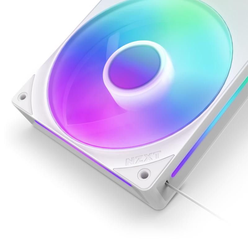 NZXT RF-U28HF-W1 système de refroidissement d?ordinateur Boitier PC Ventilateur Blanc 1 pièce(s) · Ventilateur Boitier · I... (image 4)