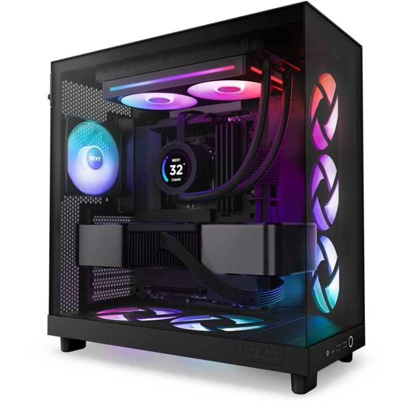 NZXT RF-U24HF-B1 système de refroidissement d?ordinateur Boitier PC Ventilateur Noir · Ventilateur Boitier · Informat Syst... (image 5)