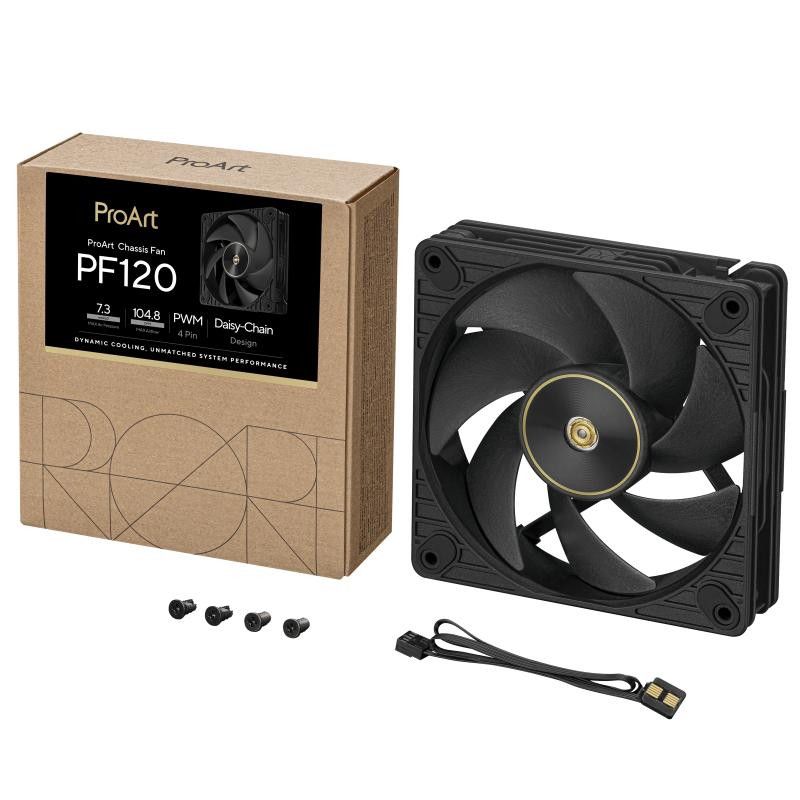 ASUS ProArt PF120 Fan PWM Black Boitier PC Ventilateur 12 cm Noir 1 pièce(s) · Ventilateur Boitier · Informat Systems Stra... (image 14)