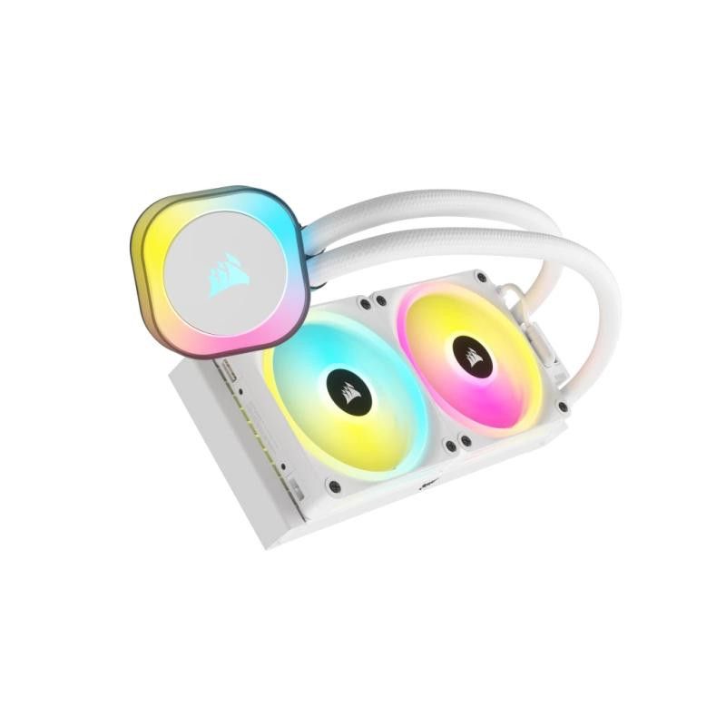 Corsair H100I Processeur Refroidisseur hybride 12 cm Blanc · Refroidissement PC · Informat Systems Strasbourg (image 5)