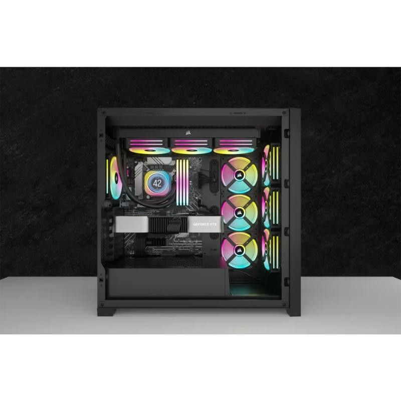 Corsair CW-9061007-WW système de refroidissement d?ordinateur Processeur Refroidisseur de liquide tout-en-un 12 cm Noir 2 ... (image 5)