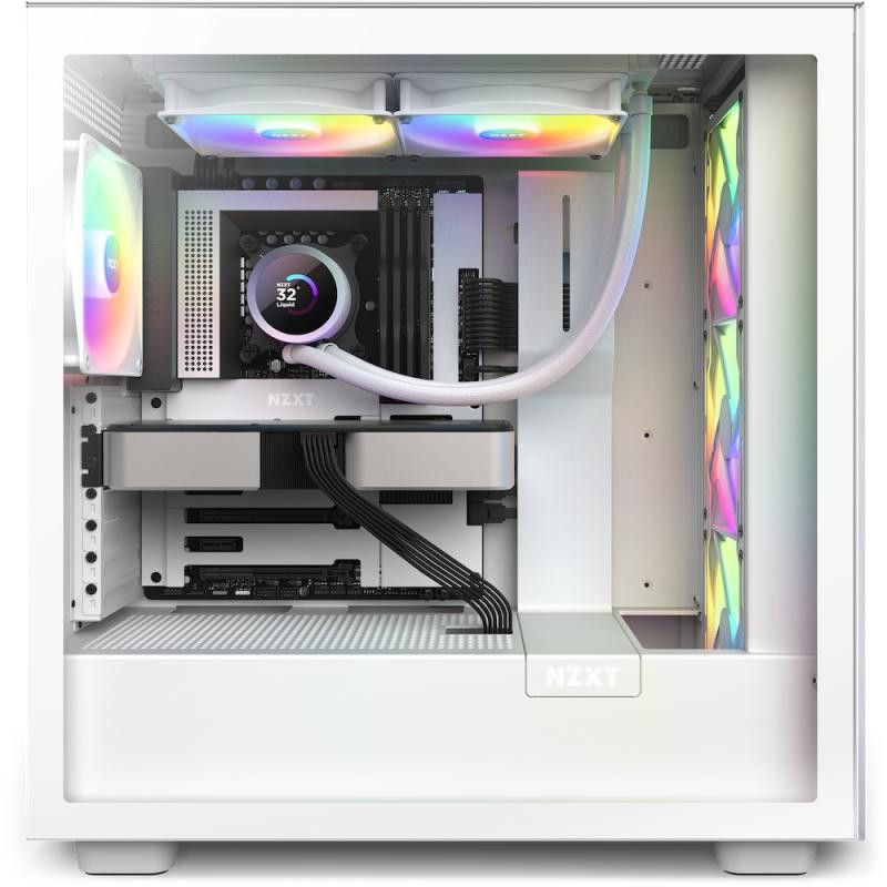 NZXT Kraken 280 RGB Processeur Refroidisseur de liquide tout-en-un 14 cm Blanc 1 pièce(s) · Watercooling · Informat System... (image 5)