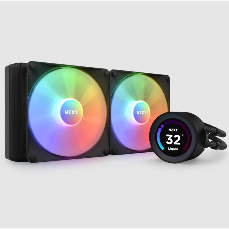 NZXT Kraken Elite 280 RGB Processeur Refroidisseur de liquide tout-en-un 14 cm Noir 1 pièce(s) · Watercooling · Informat S...