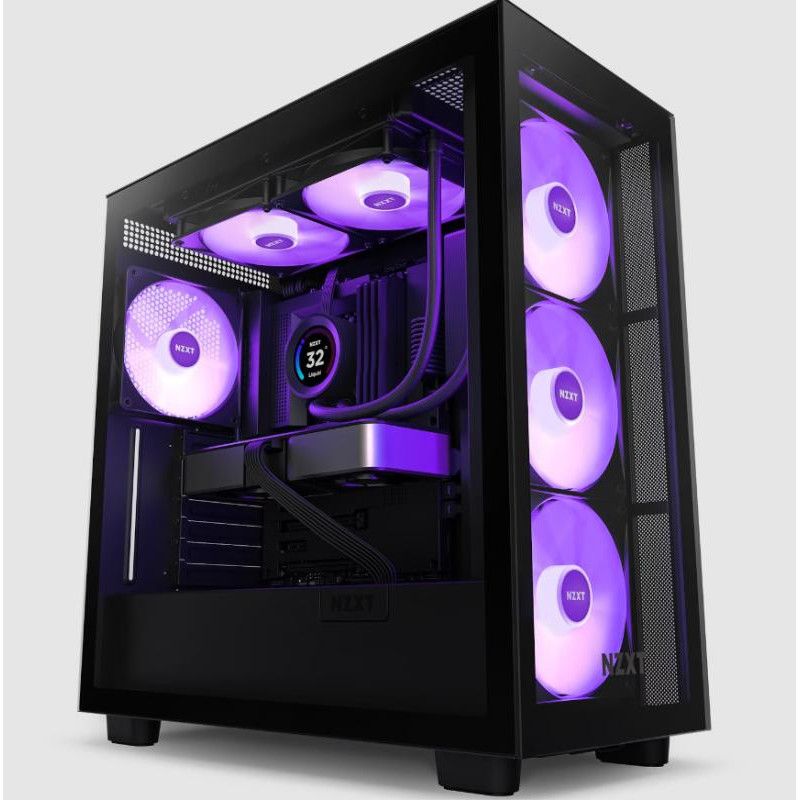 NZXT Kraken Elite 280 RGB Processeur Refroidisseur de liquide tout-en-un 14 cm Noir 1 pièce(s) · Watercooling · Informat S... (image 6)