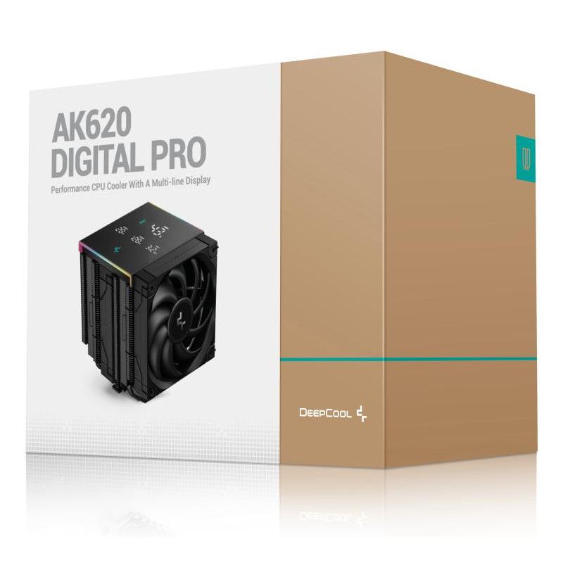 DeepCool AK620 Digital PRO Processeur Refroidisseur d'air 12 cm Noir 1 pièce(s) · Refroidissement PC · Informat Systems St... (image 11)