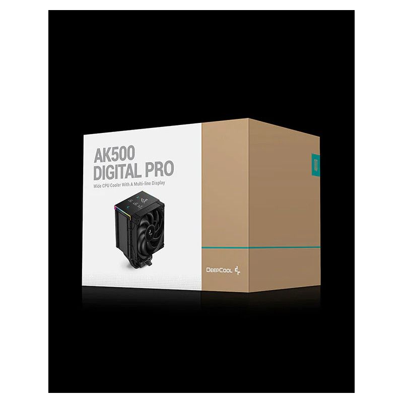 DeepCool AK500 Digital Pro Processeur Refroidisseur d'air 12 cm Noir 1 pièce(s) · Aircooling · Informat Systems Strasbourg (image 2)