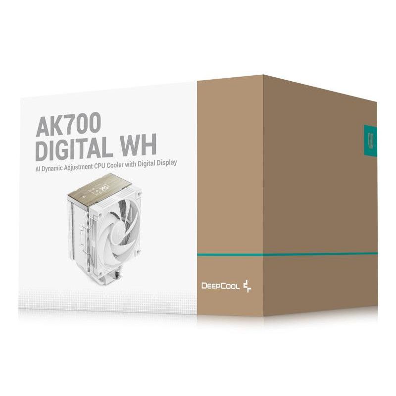 DeepCool AK700 Digital WH Processeur Refroidisseur d'air 12 cm Blanc 1 pièce(s) · Aircooling · Informat Systems Strasbourg (image 9)