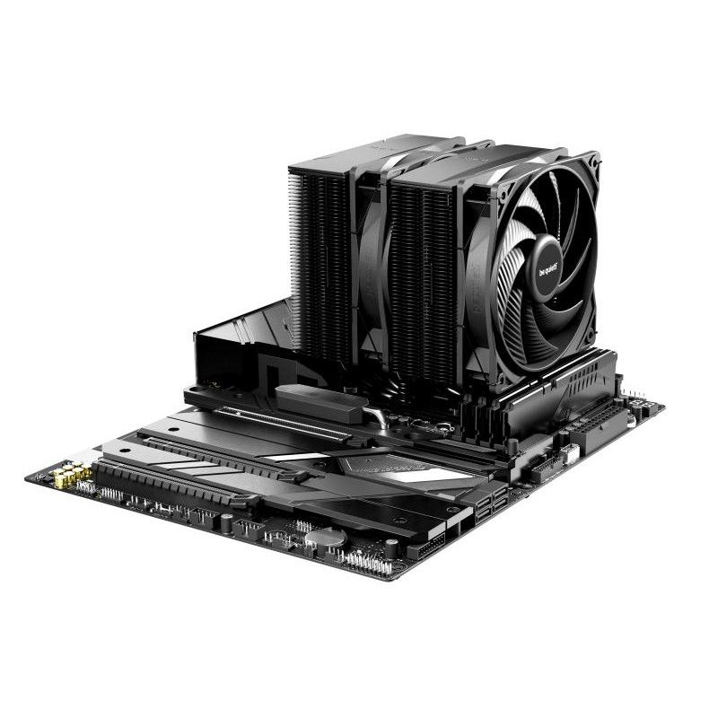 be quiet! PURE ROCK PRO 3 Black| Ventirad double tour, socket Intel et AMD, finition noire · Aircooling · Informat Systems... (image 4)