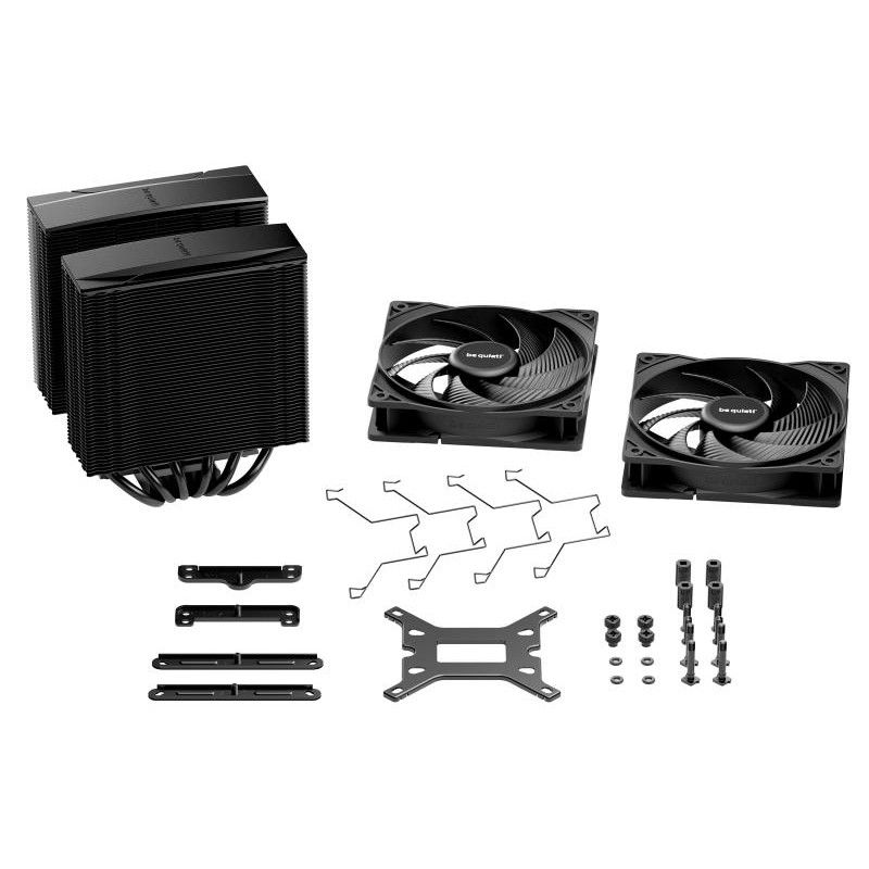 be quiet! PURE ROCK PRO 3 Black| Ventirad double tour, socket Intel et AMD, finition noire · Aircooling · Informat Systems... (image 6)