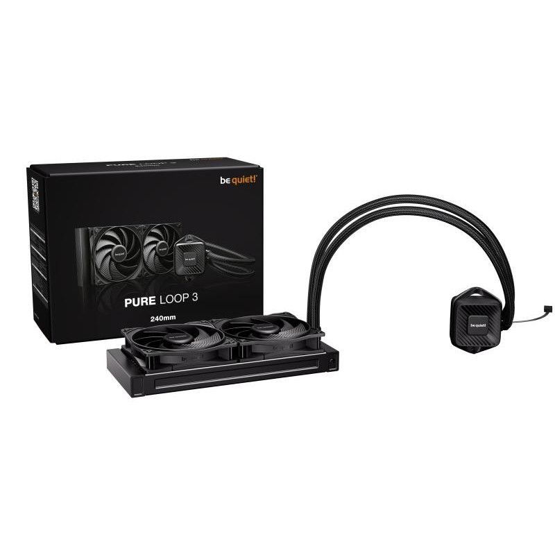 be quiet! PURE LOOP 3 Processeur Refroidisseur de liquide tout-en-un 12 cm Noir 1 pièce(s) · Watercooling · Informat Syste... (image 2)