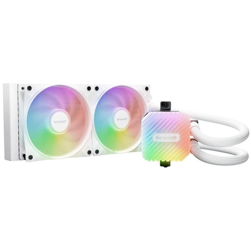 be quiet! Light Loop 240 mm White | Système de refroidissement liquide tout-en-un, 240 mm, blanc, socket Intel et AMD, ARG...