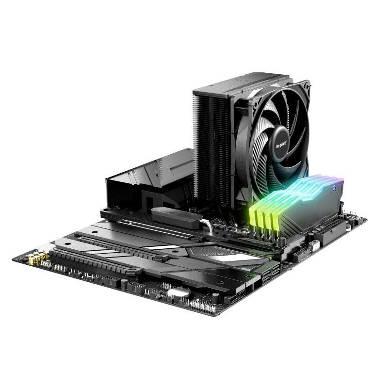 be quiet! PURE ROCK 3 Black | Ventirad mono tour, socket Intel et AMD · Aircooling · Informat Systems Strasbourg (image 4)