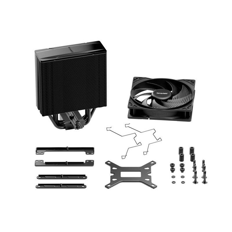 be quiet! PURE ROCK 3 Black | Ventirad mono tour, socket Intel et AMD · Aircooling · Informat Systems Strasbourg (image 6)